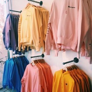 ISO UO & Champion Arm Logo Hoodie